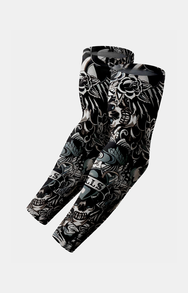 AR-17 Cooling sleeves UV and sun protection - Love black