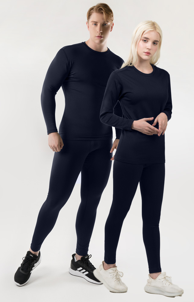 AR-23 AR-24 Form-Fitting Sportswear Set - Navy