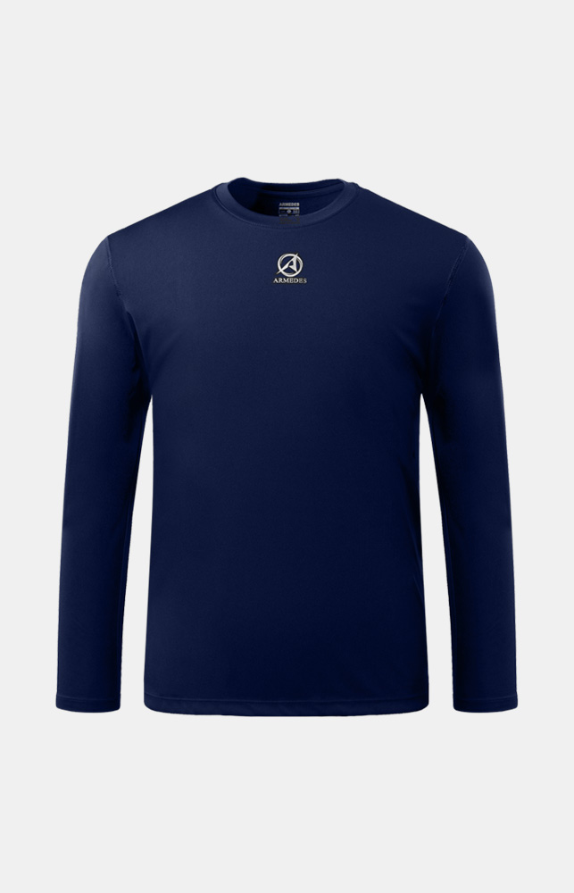 AR-34 Men’s Slim-Fit Sports Shirt - Navy