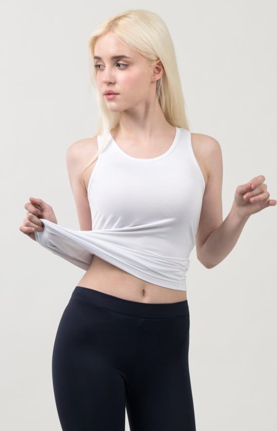 AR-222 Women's basic plain tank top for gym, sports, and yoga, made of high-quality, breathable fabric