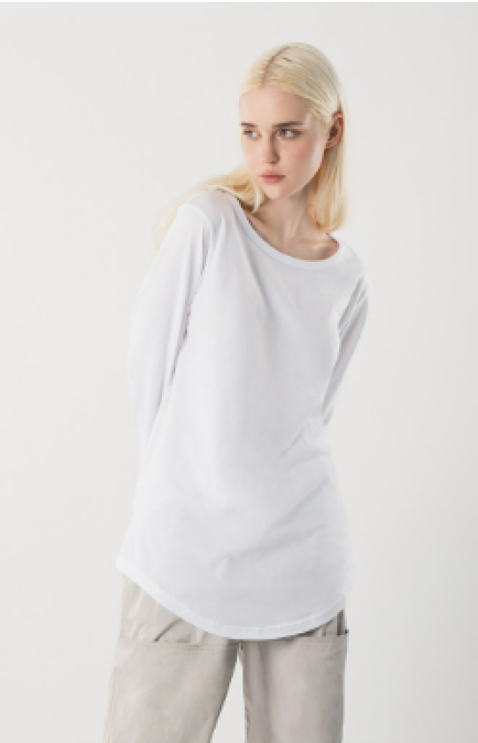 AR-238 Armedes women's long-sleeved T-shirt, 100% pure cotton, suitable for layering.